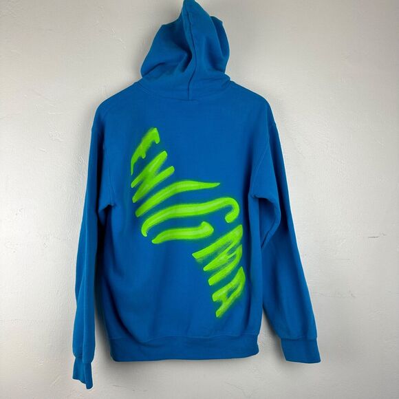 Unbranded Sweaters - Lady Gaga Enigma Tour Pullover Hoodie Blue Unisex Size Small